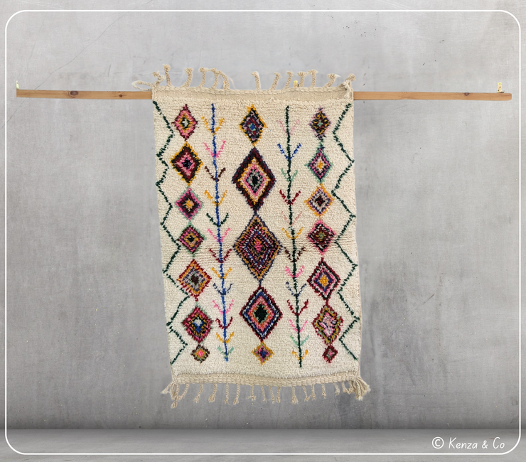 Handmade Azilal Rug, 155 x 105 cm || 5,09 x 3,44 feet,  P-170-R