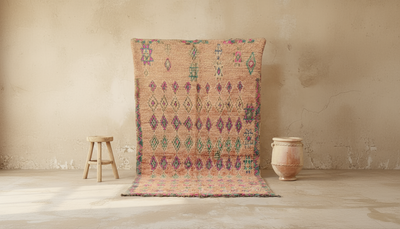 Vintage 1970s Boujaad Rug, 315 x 175 cm, V-173