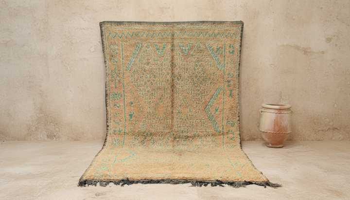 Vintage 1970-talls Beni M’Guild-teppe, 330 x 190 cm, VD-164