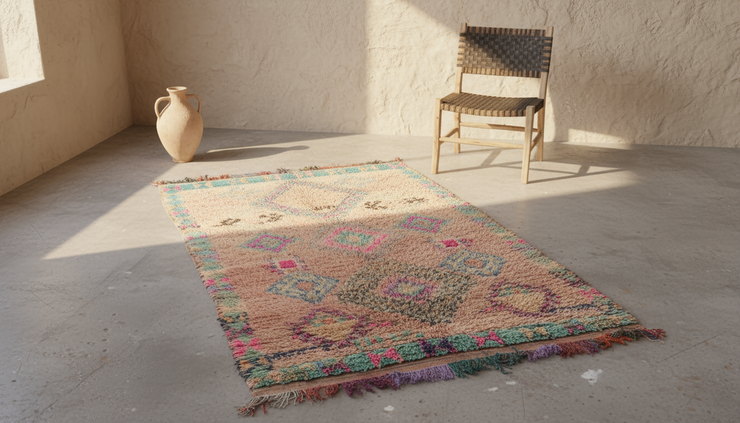 Vintage 1970s Boujaad Rug, 300 x 187 cm, V-170