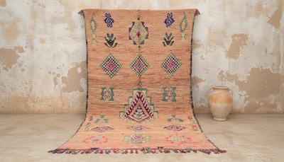 Vintage 1970s Boujaad Rug, 355 x 185 cm, V-165