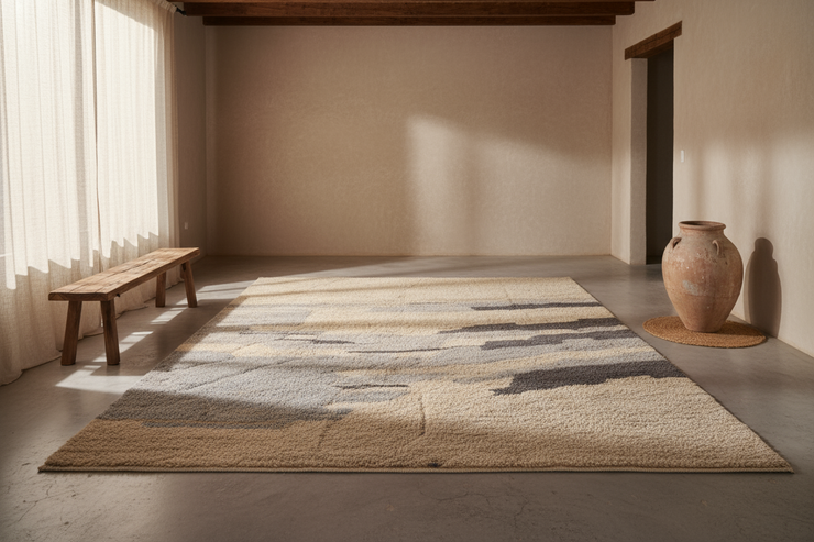 LARGE Beni Ouarain Rug, 330 x 330 cm, GO-MRIRT