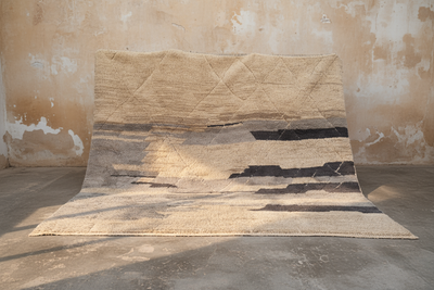 LARGE Beni Ouarain Rug, 330 x 330 cm, GO-MRIRT