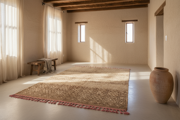 Vintage 1970s Handwoven Boujaad Rug, 315 x 195 cm, V-143
