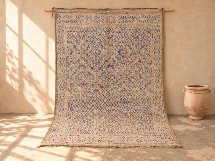 Authentischer Vintage-Marokkanischer Teppich, 290 x 195 cm - V316