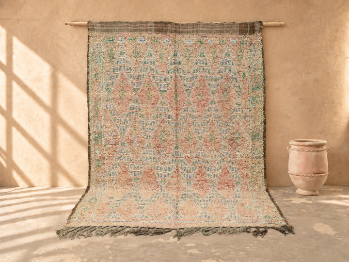 Authentischer Vintage-Marokkanischer Teppich, 265 x 205 cm - V315