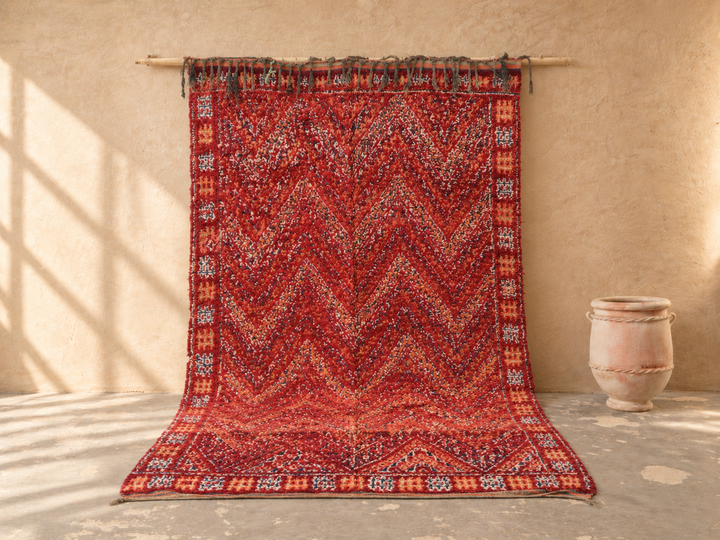 Vintage-Teppich Beni M’Guild aus den 1970er Jahren – 345 × 175 cm - V295