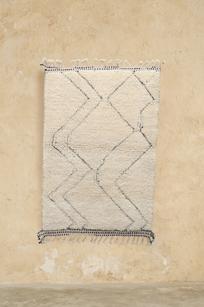 Beni Ouarain Rug, 155 x 105 cm, PO-404