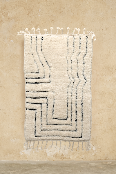 Beni Ouarain Rug, 155 x 95 cm, PO-410