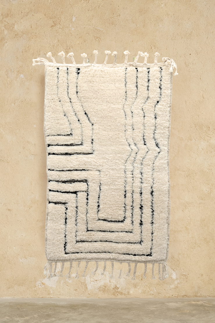 Beni Ouarain Rug, 155 x 95 cm, PO-410