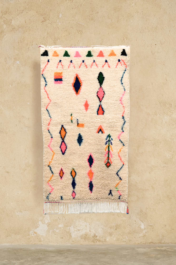 Tapis Azilal fait main, 165 x 90 cm, PO-427