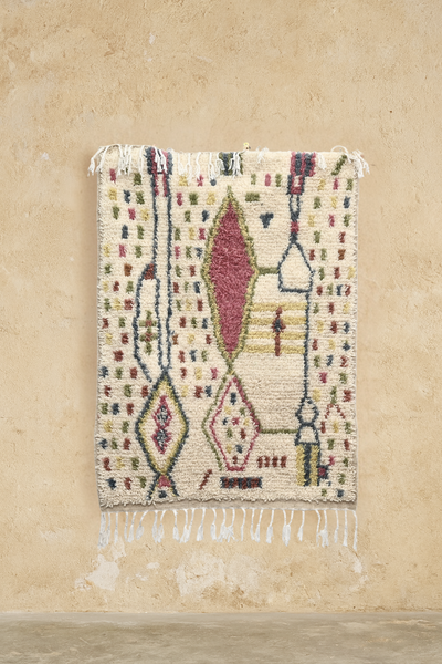 Handmade Azilal Rug, 135 x 105 cm, PO-439
