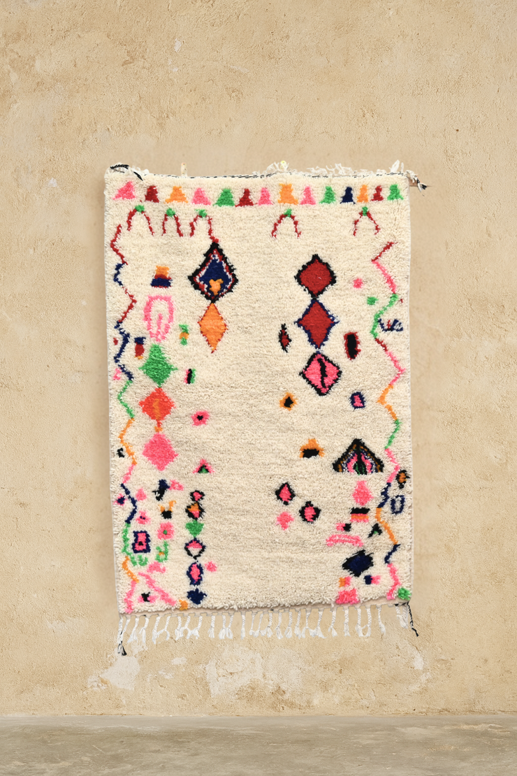 Tapis Azilal fait main, 155 x 110 cm, PO-453