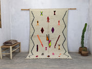 Handmade Azilal Rug, 240 x 155 cm || 7,87 x 5,09 feet,  AZ-183