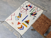 Handmade Azilal Rug, 150 x 100 cm || 4,92 x 3,28 feet,  P-147
