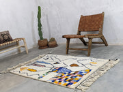 Handmade Azilal Rug, 145 x 100 cm || 4,76 x 3,28 feet,  P-149