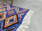 RESERVED for Declan // Handmade Azilal Rug, 145 x 100 cm || 4,76 x 3,28 feet, P-172