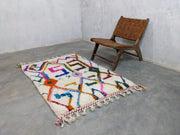 Handmade Azilal Rug, 155 x 105 cm || 5,09 x 3,44 feet,  P-165-R