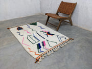 Handmade Azilal Rug, 155 x 105 cm || 5,09 x 3,44 feet,  P-167-R