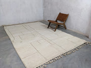 LARGE Beni Ouarain Rug, 326 x 210 cm || 10,7 x 6,89 feet, G-271