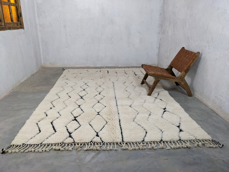 LARGE Beni Ouarain Rug, 305 x 204 cm || 10,01 x 6,69 feet, G-272