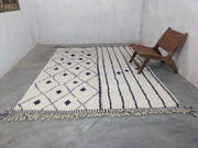 LARGE Beni Ouarain Rug, 295 x 210 cm || 9,68 x 6,89 feet, G-281