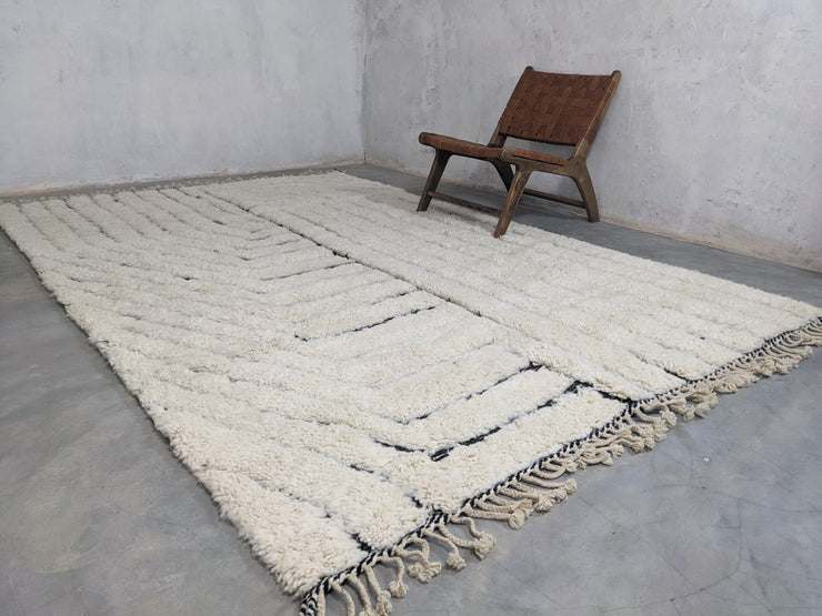 LARGE Beni Ouarain Rug, 305 x 205 cm || 10,01 x 6,73 feet, G-283