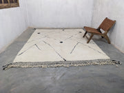 LARGE Beni Ouarain Rug, 285 x 220 cm || 9,35 x 7,22 feet, G-293