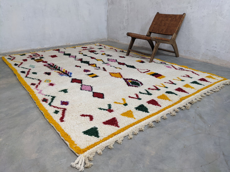 LARGE Azilal Rug, 295 x 210 cm || 9,68 x 6,89 feet, G-297