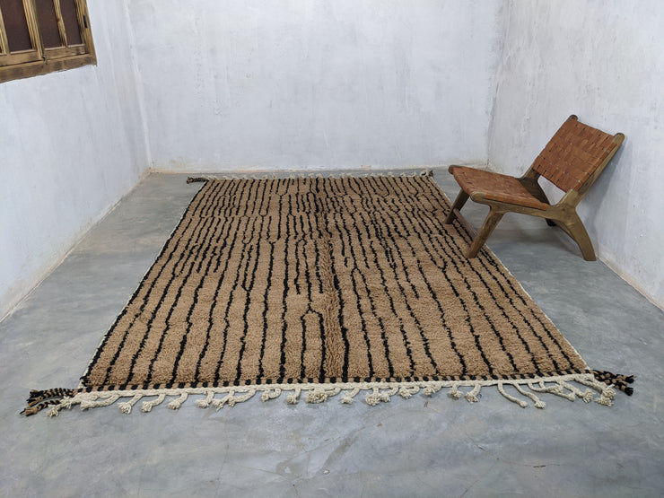 LARGE Beni Ouarain Rug, 290 x 200 cm || 9,51 x 6,56 feet, G-300