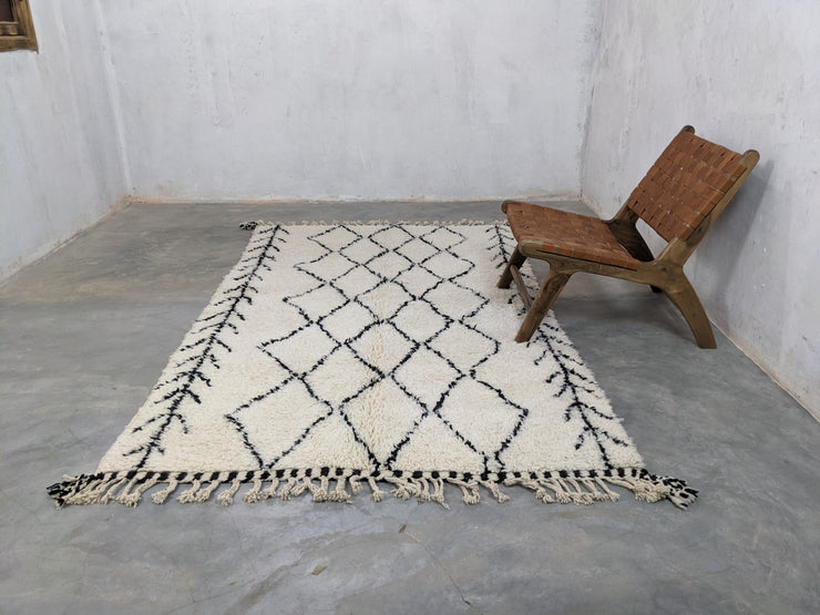 Beni Ouarain Rug, 245 x 150 cm || 8,04 x 4,92 feet, MS-320