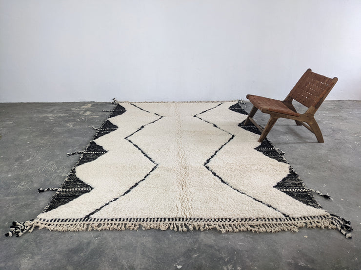 LARGE Beni Ouarain Rug, 307 x 205 cm || 10,07 x 6,73 feet, G-321