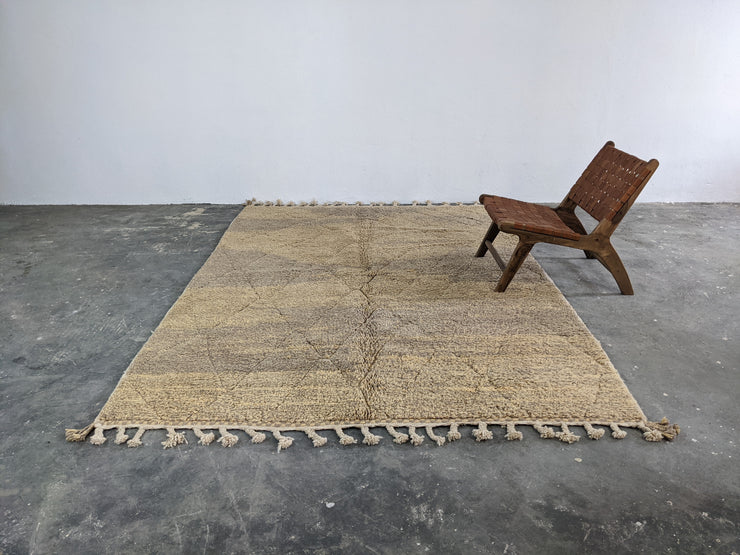 LARGE Beni Ouarain Rug, 305 x 210 cm || 10,01 x 6,89 feet, G-328