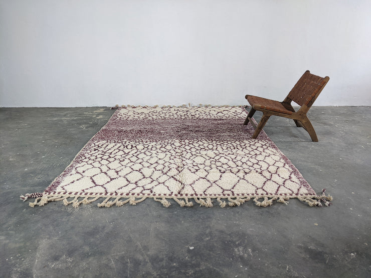 LARGE Beni Ouarain Rug, 290 x 210 cm || 9,51 x 6,89 feet, G-344