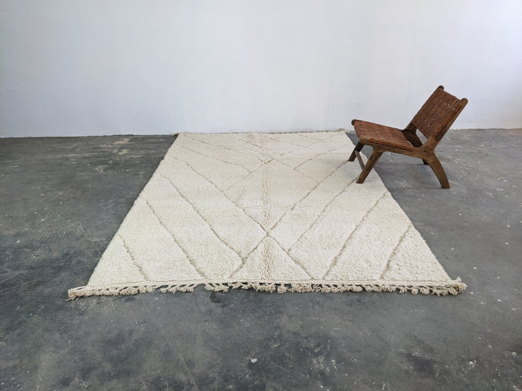 STOR Beni Ouarain Tæppe, 295 x 205 cm || 9,68 x 6,73 fod, G-356