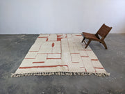 LARGE Beni Ouarain Rug, 295 x 200 cm || 9,68 x 6,56 feet, G-361