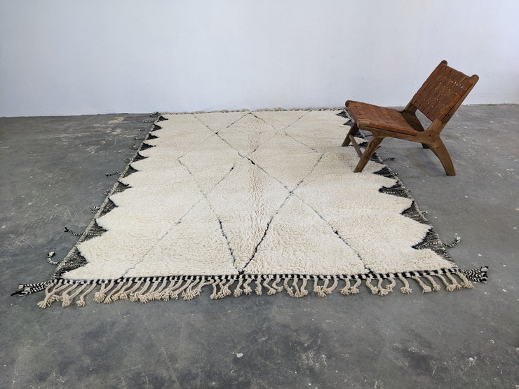 STOR Beni Ouarain Tæppe, 300 x 205 cm || 9,84 x 6,73 fod, G-364