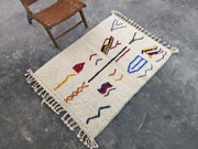 Handmade Azilal Rug, 155 x 115 cm || 5,09 x 3,77 feet, P-166