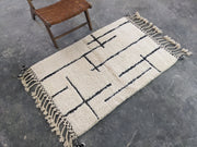 Tappeto Beni Ouarain, 155 x 105 cm || 5,09 x 3,44 piedi, P-170