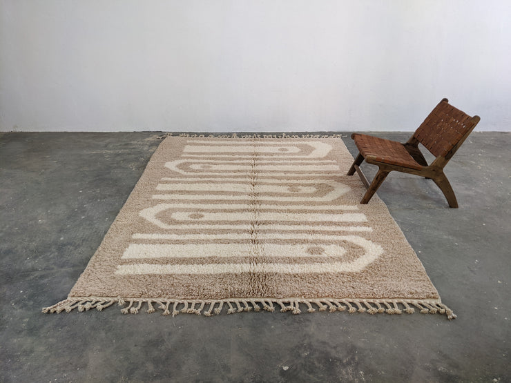 Grande Tapete Beni Ouarain, 280 x 205 cm || 9,19 x 6,73 pés, G-368