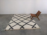 SUURI Beni Ouarain -matto, 280 x 205 cm || 9,19 x 6,73 jalkaa, G-369