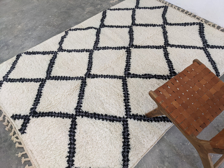 Alfombra Beni Ouarain GRANDE, 280 x 205 cm || 9,19 x 6,73 pies, G-369