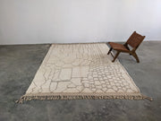 LARGE Beni Ouarain Rug, 305 x 215 cm || 10,01 x 7,05 feet, G-370