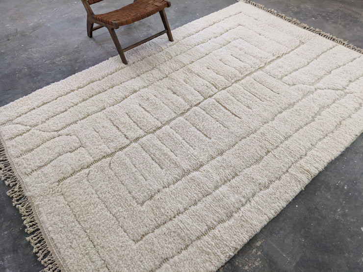 Grande tappeto Beni Ouarain, 295 x 205 cm || 9,68 x 6,73 piedi, G-373