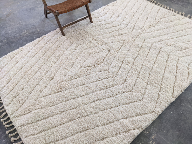 Grande tappeto Beni Ouarain, 305 x 205 cm || 10,01 x 6,73 piedi, G-389