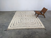 LARGE Beni Ouarain Rug, 305 x 210 cm || 10,01 x 6,89 feet, G-398