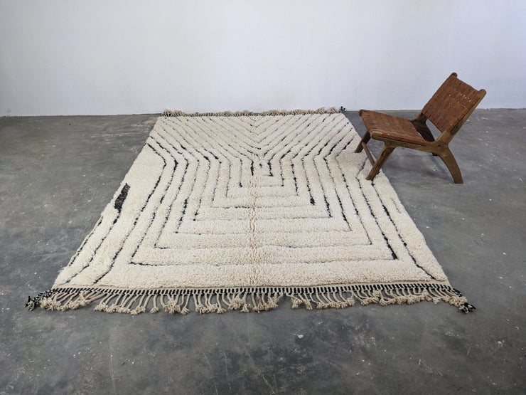 LARGE Beni Ouarain Rug, 310 x 215 cm || 10,17 x 7,05 feet, G-400