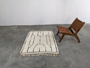 Beni Ouarain Rug, 160 x 115 cm || 5,25 x 3,77 feet, P-180