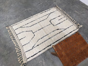 Beni Ouarain Rug, 160 x 115 cm || 5,25 x 3,77 feet, P-180