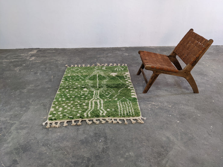 Handmade Azilal Rug, 140 x 110 cm || 4,59 x 3,61 feet, P-185